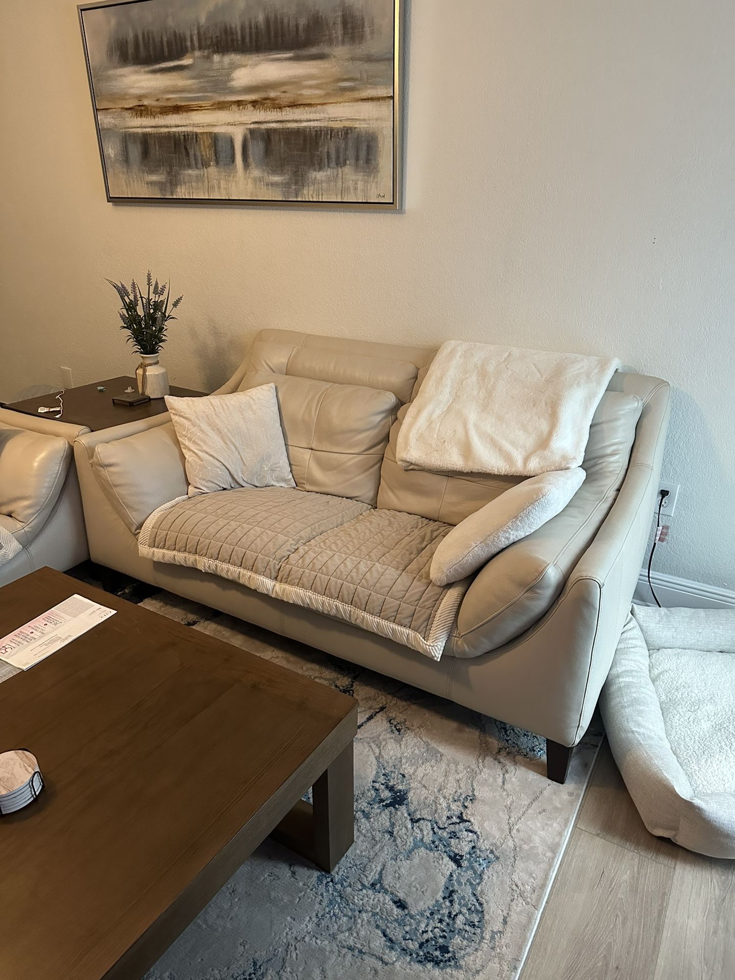 Leather Love Seat/ Couch 