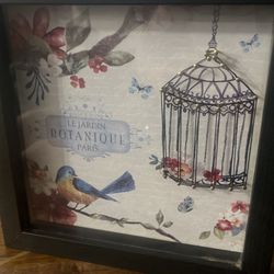 Le jardin Paris Bird Picture Frame