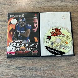 2 PS2 Games. NFL Blitz 2003 & Jak And Daxter The Precursor Legacy  Sony PlayStation 2. 