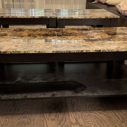 Large TV Console and 2 Side Tables (NYC LOCAL PICK UP)