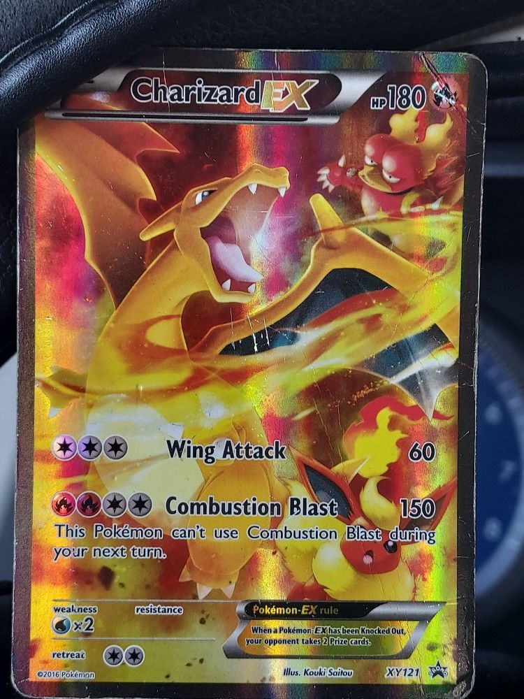 Pokemon Charizard EX FULL ART XY121 ULTRA RARE NM Pokemon XY Generation 2016 Amd More