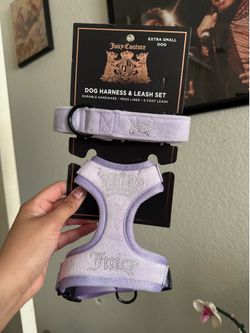 Juicy Couture XS Dog Harness & Leash Set