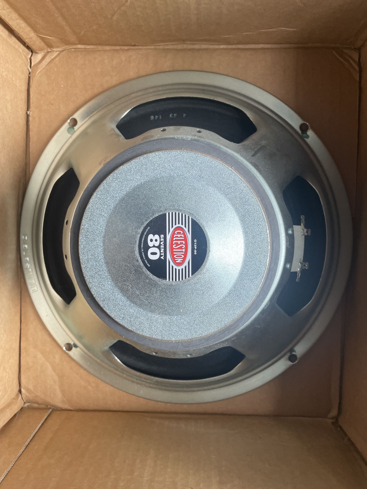 Celestine 70/80 Speaker That Came Out Of My Marshall DSL 40 C Guitar Amp. Replaced It With A V30.