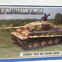 COLLECTORS SHOWCASE CS00631 GERMAN MICHAEL WITTMANN CAMO TIGER TANK KURSK WWII NEW