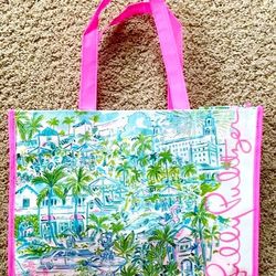 NEW Lilly Pulitzer Tote Bag/ Shopping Bag/ Women's Bag Purse  Shoulder Strap 