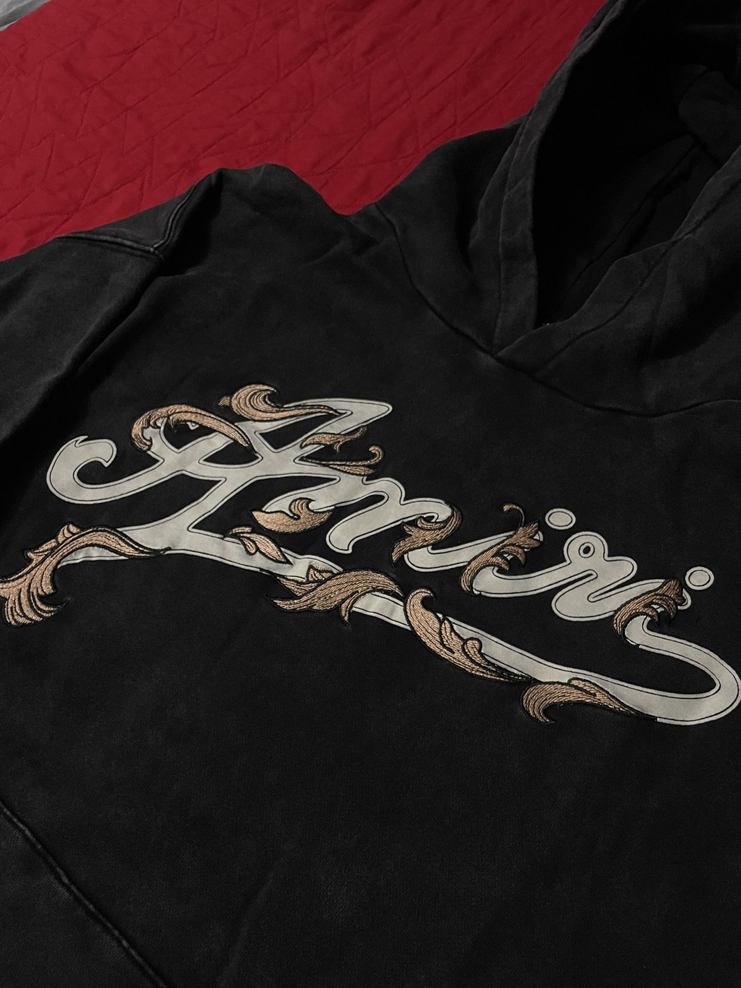 Amiri Washed & Embroidered Hoodie Size L & M