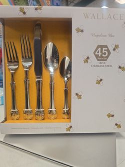 Wallace 45 piece Flatware stainless steel 18/10 set