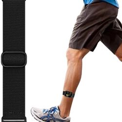 Elastic Ankle/Arm Band Compatible with Apple Watch 49mm 46mm 45mm 44mm 42mm 41mm 40mm 38mm, Breathable Nylon Armband for IWatch Ultra SE Series 10 9 8