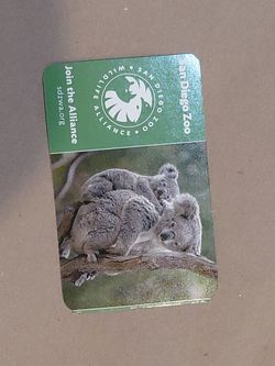 SD Zoo Ticket for use 7-31-2026