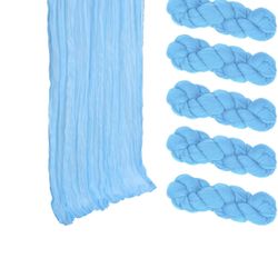 Baby Blue Cheesecloth Table Runner 