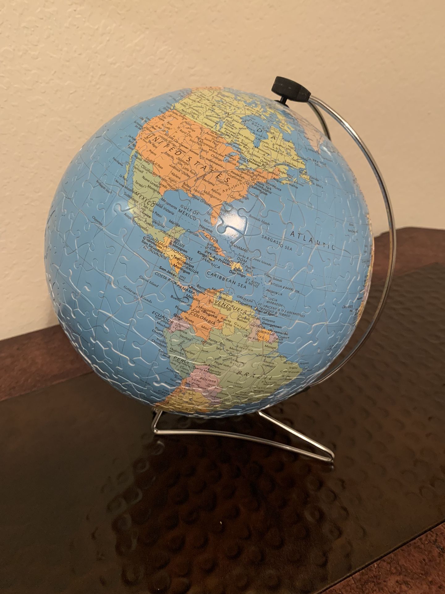 Desktop Globe Jigsaw Puzzle