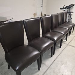 Lether  Chairs 