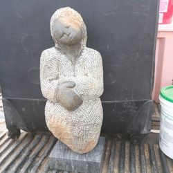 Hand Carved  Stone (African )Fiqure