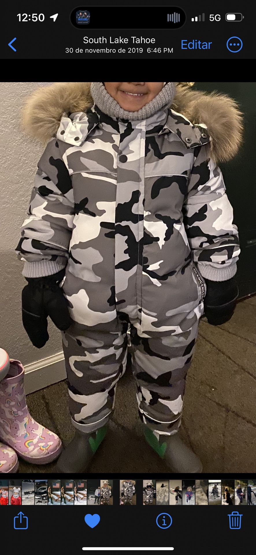 snow Suit Kids Boy