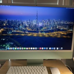 24-inch Green iMac with 4.5K Retina display