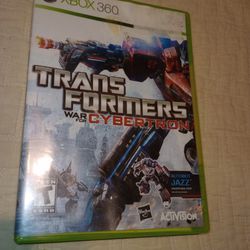 Transformers War For Cybertron Xbox 360 Game 