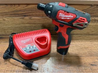 New Milwaukee m12 screwdriver charger and battery