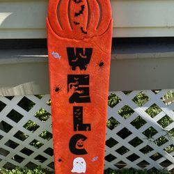 Hand Made Halloween Sign