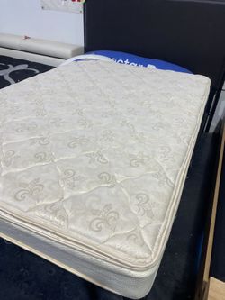 Full Size 9” Pillowtop Mattress & Box