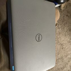 Black/grey Dell laptop 