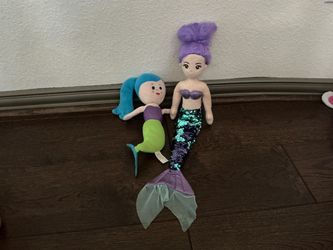 Mermaid Plush Dolls Set of 2