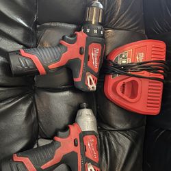 Milwaukee M12 Drill & Impact Set 