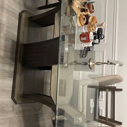 Dining Glass rectangle Table 