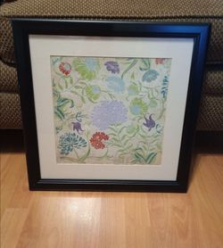 Framed Floral Wall Art Print