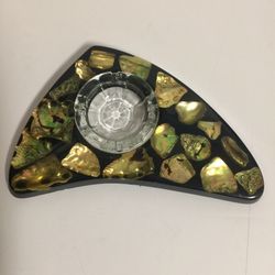 50/60s Lucite Mop Abalone Ashtray