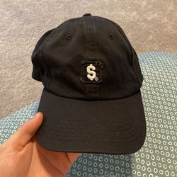 Supreme Dollar Patch 6-Panel Black Cap / Hat