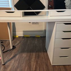IKEA Desk w/ Drawers (Topper Not Included)