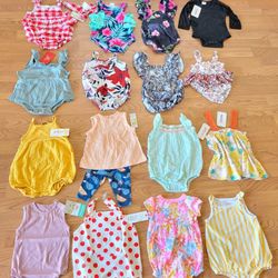 Baby Girl Summer Cloths New With Tags 