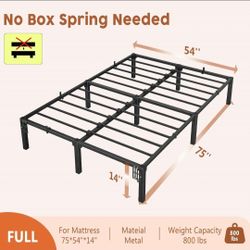 METAL BED FRAME FULL! 
NEW IN BOX!
BASE DE CAMA DE METAL FULL! 
NUEVO EN CAJA!