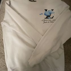 Lv Sweater Blue And White 