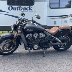 2016 Black Indian Scout Motorcycle