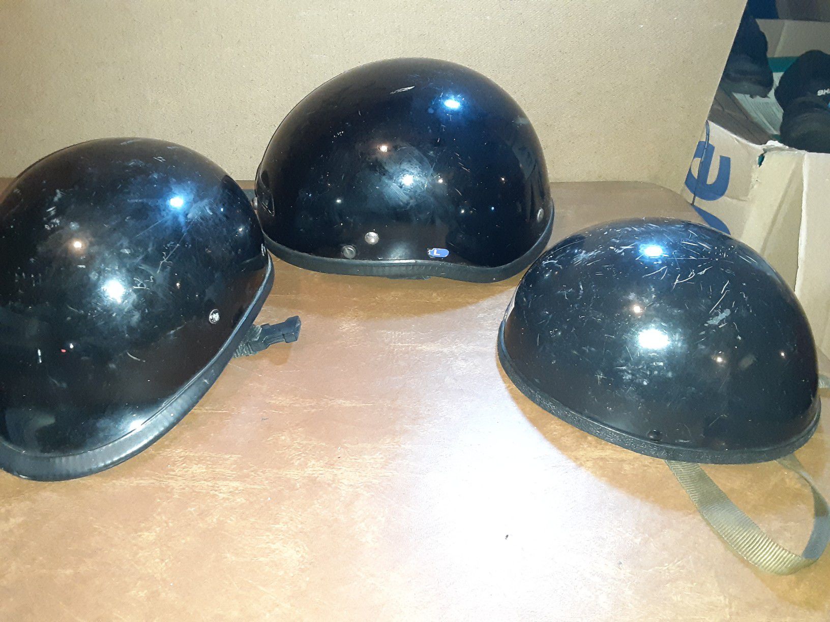 Fiber glass helmets