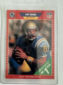 1989 Pro Set 490 Rookie Troy Aikman 