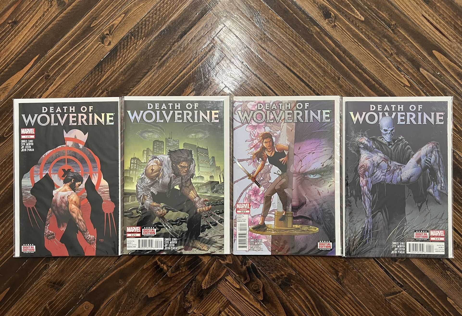 DEATH OF WOLVERINE COMPLETE SERIES 1-4