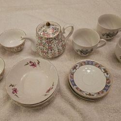 Czechoslovakian, Japanese And Chinese Tea Sets