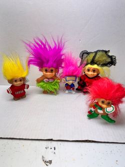 Vintage trolls lot of 5