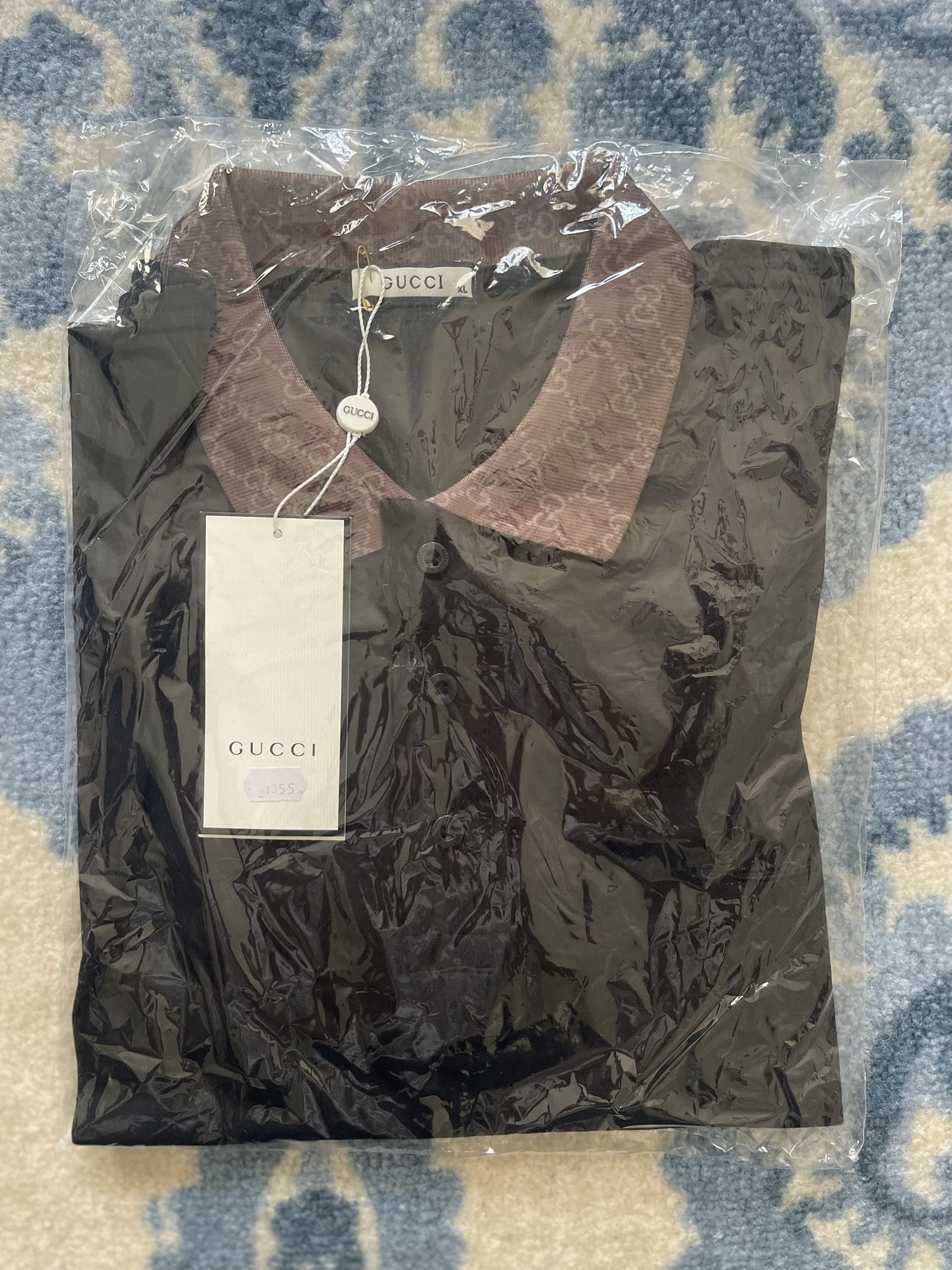 New Gucci XL Man Black T-shirt