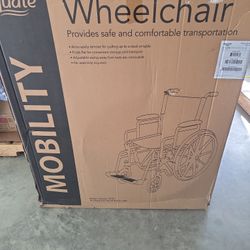 Folding Black Wheel Chair