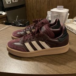 Adidas Samba Platform Burgundy Men's Shoes (10.5)