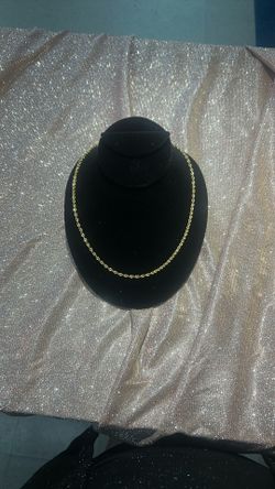 10k Rope Necklace 