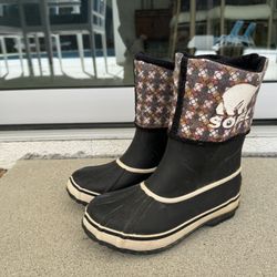 Sorel Lined Rain Boots - US Size 4