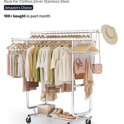 Heavy-Duty Clothes Rack, 620 LB Capacity