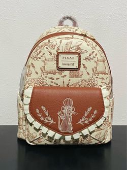 Loungefly Disney Pixar Ratatouille Scenic Allover Print Mini Backpack