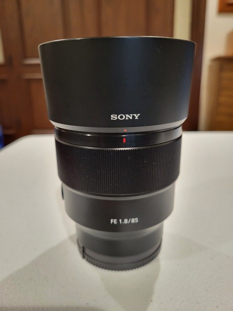 Sony FE 85mm f/1.8 Lens + B+W F-Pro 67mm Filter + Hood