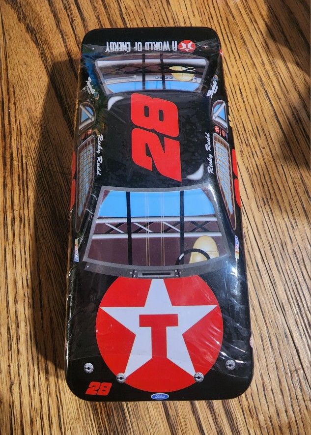 Nascar Ricky Rudd #28 Car Shape Collectable Tin 2000