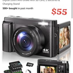 4K Digital Camera for Photography Autofocus
